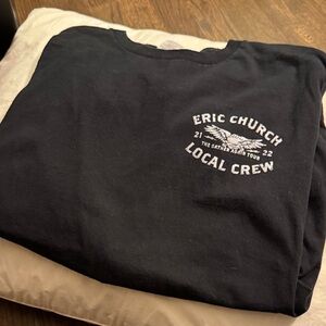 Eric Church Local Crew Black T-Shirt
